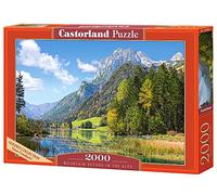 CASTORLAND 2000 Piece Jigsaw Puzzle, Mountain Refuge in The Alps, Germany, Idyllic Landscape, Tyrolean Alps, Adult Puzzle, Castorland C-200832-2