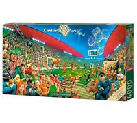 CASTORLAND 4000 Piece Jigsaw Puzzles, Football Championship, Art Collection, Funny Sports Puzzle, Soccer Match, Cartoon Chaos Style, Adult Puzzle, Castorland C-400393-2