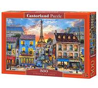 Castorland B-52684 Streets of Paris Jigsaw Puzzle, Multicolour, 500
