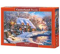 Puzzle 500 elementów. Zimowa wioska - Castorland