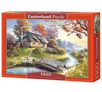 Castorland CSC150359 Hobby Panoramic Cottage Jigsaw Puzzle, 1500 Pieces Set, Multicolour