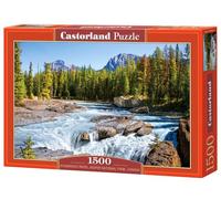 Castorland CSC150762 Hobby Panoramic Athabasca River, Jasper National Park, Canada. Jigsaw Puzzle, 1500 Pieces Set, Multicolour