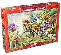 Castorland Hobby Panoramic The Flower Mart Jigsaw Puzzle, 1000 Pieces Set