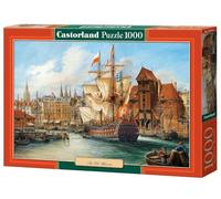 Castorland Hobby Panoramic The Old Gdansk Jigsaw Puzzle, 1000 Pieces Set