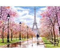 Castorland Jigsaw 1000 Pc - Romantic Walk in Paris
