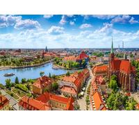 Castorland Jigsaw Puzzle Aerial View of Wroclaw Poland 1000 Piece Jigsaw Puzzle