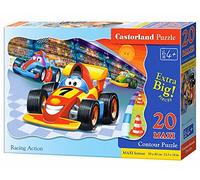 Castorland "Premium Maxi Racing Action Jigsaw Puzzle (20-Piece, Multi-Colour)