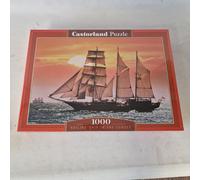 Castorland Puzzle 1000 Pieces Sailing Ship In The Sunset - New & Sealed Free PP