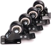 Castors Castors For Furniture Heavy Duty Swivel Castor 40mm 50KG Heavy Duty Swivel Castor 4PCS/Set Furniture Casters Office Chair Sofa Brake Furn