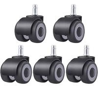 Castors Castors For Furniture Heavy Duty Swivel Castor 5 Pcs Office Chair Wheels 2 Inch Heavy Duty Chair Casters Upgrade 4 Bearings Chair Wheels
