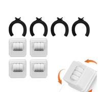 Castors Furniture - 4 Piece Caster Wheel Set, 360 Degree Swivel Rotatable Mini Appliance Rollers with Brake | Heavy Duty Movers for Trash Can Storage Box Small Appliances Kitchen Utensils