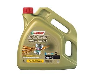 Castrol 05013937 Edge Turbo Diesel 5W-40 Titanium FST Engine Oil 4 Litres