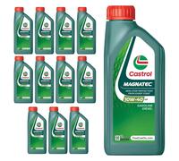 CASTROL 10W40 Engine Oil 12x 1L Part Synthetic ACEA A3/B4 API Gasoline SP 15F7CA