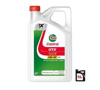 CASTROL 15F6E5 Engine Oil GTX 5W-30 5L 5 Litres ACEA Light Duty C3 Synthetic