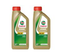 CASTROL 5W30 Engine Oil 2x 1L Synthetic ACEA Light Duty C3 API Gasoline SN Plus