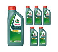 CASTROL 5W30 Engine Oil 5W30 6x 1L Synthetic A1/B1 A5/B5 Gasoline SN ILSAC GF-5
