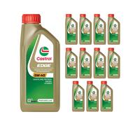 CASTROL 5W40 Engine Oil 12x 1L Synthetic Light Duty C3 Diesel CF Gasoline SN