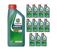 CASTROL 5W40 Engine Oil 12x 1L Synthetic Light Duty C3 Diesel CF Gasoline SN