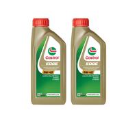 CASTROL 5W40 Engine Oil 2x 1 Litre Synthetic Light Duty C3 Diesel CF Gasoline SN