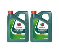 CASTROL 5W40 Engine Oil 2x 4 Litre Synthetic Light Duty C3 Diesel CF Gasoline SN