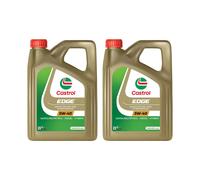 CASTROL 5W40 Engine Oil 2x 4L Synthetic Light Duty C3 Diesel CF Gasoline SN