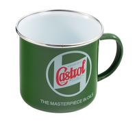 Castrol Classic Enamelled Tin Coffee/Tea Drink/Drinking Mug/Cup
