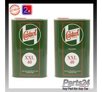 Castrol Classic XXL40 Monograde SAE40 Engine Oil - 1 Litre 1L - New - 2x