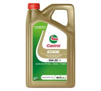 CASTROL 0W20 Engine Oil 5L Synthetic Light Duty C5 C6 API Gasoline SP ILSAC GF-6
