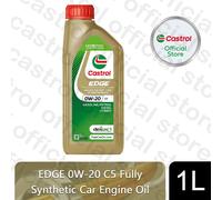 Castrol EDGE 0W-20 C5 Fully Synthetic Engine Oil w/ Hyspec Standard, 1, 4, 5, 8L