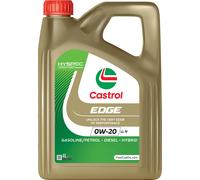 CASTROL SAE 0W20 Engine Oil 4 Litres Synthetic ACEA Light Duty C5 15F612