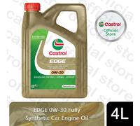 Castrol Edge 0W-30 Car Engine Oil Fully Synthetic Hyspec Standard, 1L or 4L