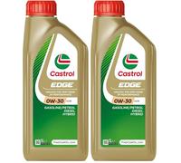 Castrol EDGE 0W-30 A5/B5, Advanced Fully Synthetic Engine Oil, Meets ACEA A5/B5 Specifications, 1L (Pack of 2)