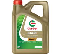 Castrol EDGE 5w40 Engine Oil 4 L Titanium Fluid Petrol Diesel Hybrid Pressure