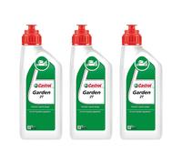 CASTROL Garden Engine Oil 2T 2 Stroke Spark Plugs Cleaner Mineral 3x 1 Litre