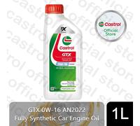 Castrol GTX 0W-16 AN2022 Car Engine Oil Fully Synthetic Extend Engine Life, 1L