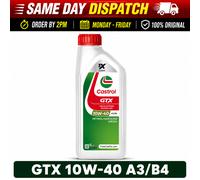 Castrol GTX 10W-40 A3/B4 1L 15F8FE A3/B4 Fully Synthetic Engine Oil
