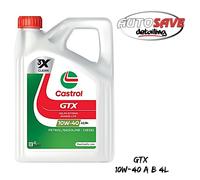 Castrol - GTX 10W-40 A3/B4 Engine Oil 4L Part Synthetic Oil