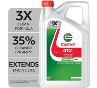 Castrol GTX 10W-40 A3/B4 Engine Oil 5L