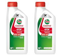 Castrol GTX 15W-40 1L (Pack of 2)