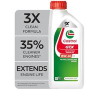 CASTROL Engine oil Castrol GTX 15W-40 A3/B3 Capacity: 1l, Mineral Oil 15F627