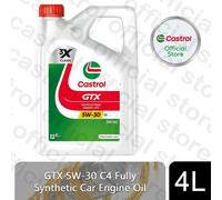 CASTROL Engine oil Castrol GTX 5W-30 C4 Capacity: 4l, Synthetic Oil 15F64E