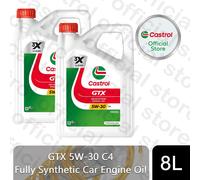 CASTROL GTX 5W-30 C4 Car Engine Oil Fully Synthetic 1, 4, 5 or 8L