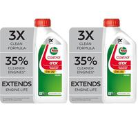 Castrol GTX 5W-30 C4 Engine Oil 1L, White (Pack of 2)