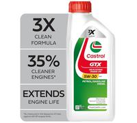 Castrol GTX 5W-30 5W30 RN17 Fully Synthetic Car Engine Oil - 1 Litre 1L