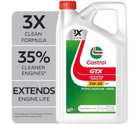 Castrol GTX 5W-30 RN17 Car Engine Oil Fully Synthetic 1 or 5 Litre