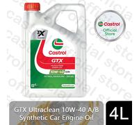 CASTROL Engine oil Castrol GTX 10W-40 A3/B4 Capacity: 4l, Part Synthetic Oil 15F8FD