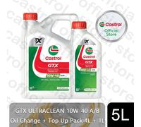 CASTROL Engine oil Castrol GTX 10W-40 A3/B4 Capacity: 4l, Part Synthetic Oil 15F8FD