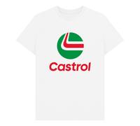 Castrol Logo White T-Shirt | Size: Small Castrol White S