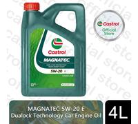 Castrol MAGNATEC 5W-20 E 4L Car Engine Oil Dualock Technology, 4 Litre