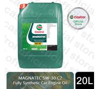 Castrol Magnatec 5W-30 C2 Car Engine Oil Dualock Technology, 20 Litre